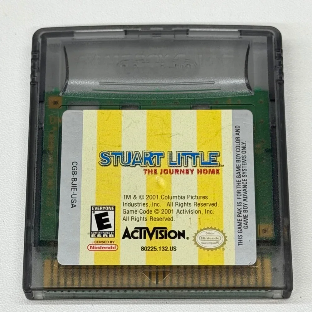 Nintendo Game Boy Color Lot Monsters Inc Hot Wheels Stuart Little Ultra Golf 5pk